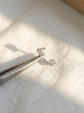 16G Titanium Sparkly Horseshoe, Prong Set CZ Circular Barbell, Diamond Septum Ring, Daith Tragus Helix Earring, Hypoallergenic Jewelry