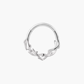 Thorn Branch Septum Clicker – Titanium Gothic Daith Hoop