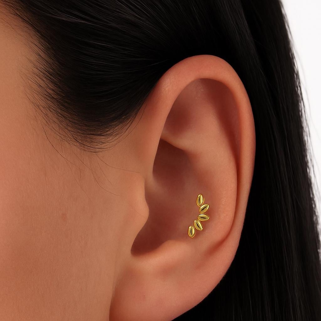 20G/18G/16G Tiny Climber Push Pin Labret • Threadless Flat Back Earring • Tragus Stud • Flat Back Stud • Helix Stud • Cartilage Stud