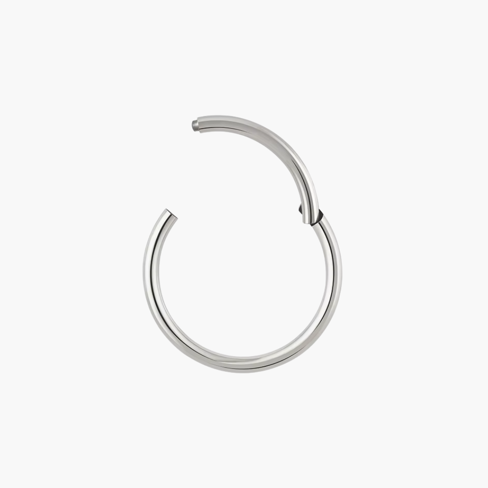 Titanium Seamless Hinged Hoop – Nose Ring, Septum & Helix