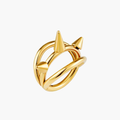 Triple Spike Septum Clicker – Titanium Edgy Daith Hoop