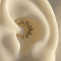 16G Titanium Sunburst Septum Clicker, Radiant CZ Daith Hoop, Hinged Segment Ring, Hypoallergenic Cartilage Piercing