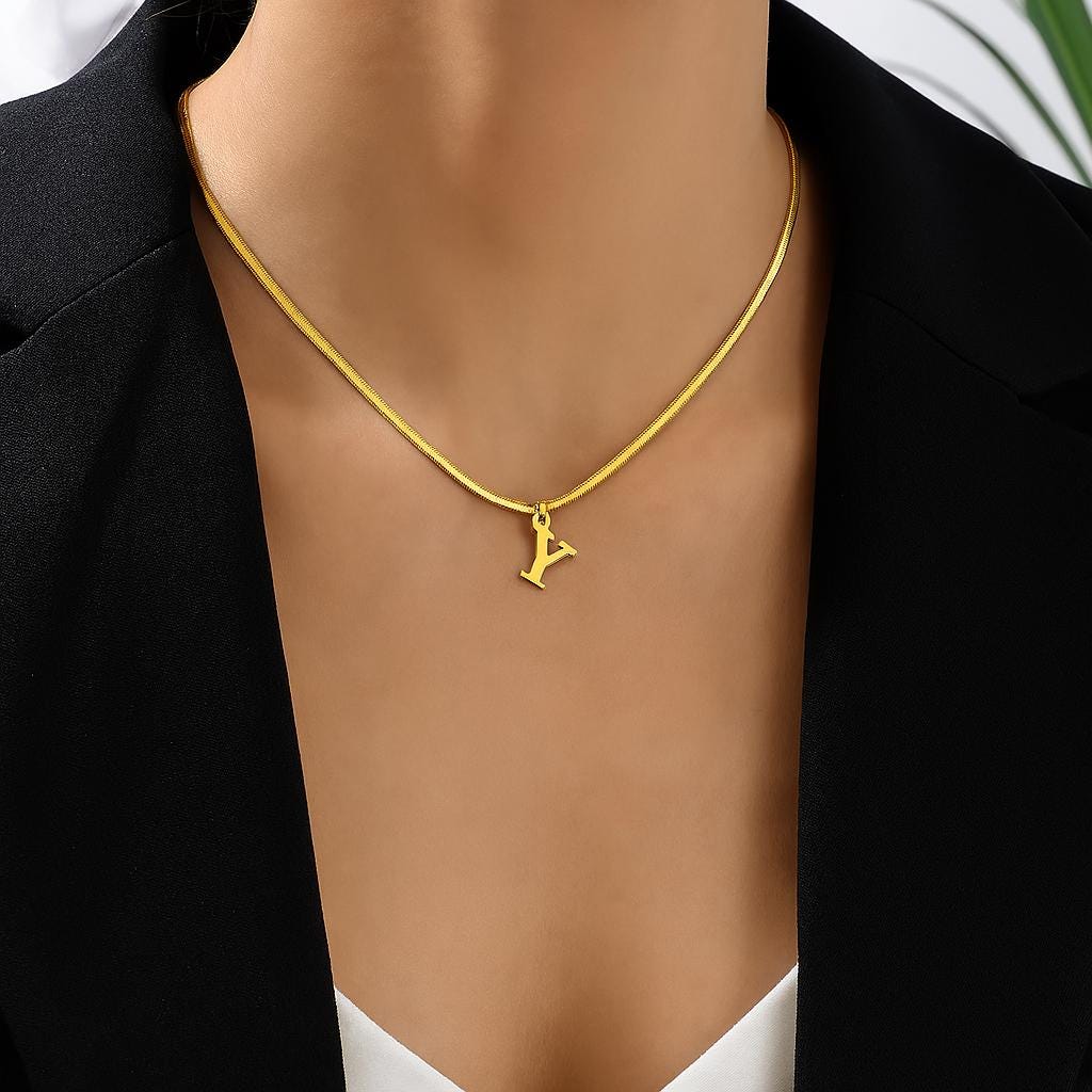 Personalized gift, 14K Gold Filled Necklace, Necklaces for women, Initial necklace, jewelry, pendant necklace, gold letter necklace