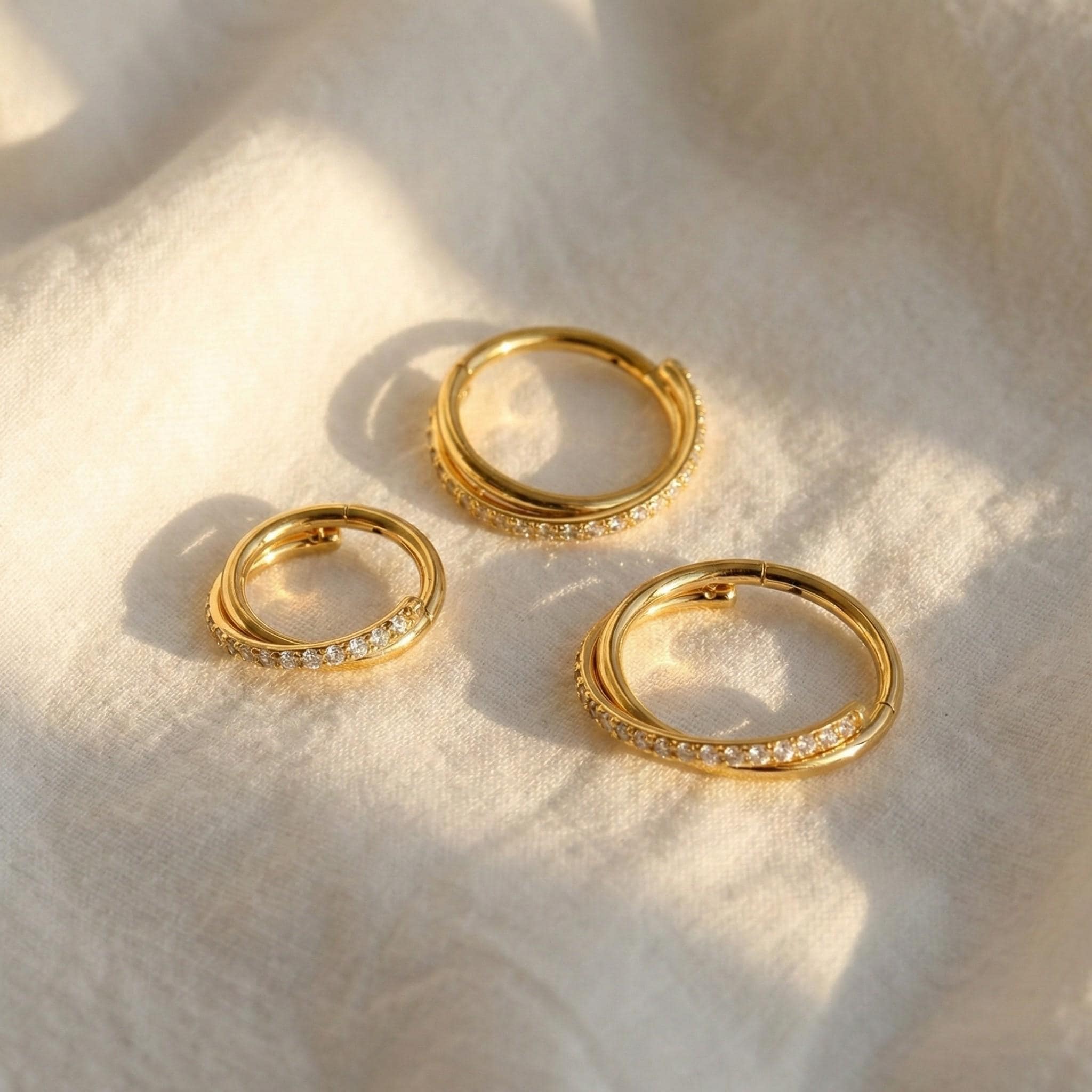 Titanium Seamless Clicker Hoop, Hinged Segment Ring, Minimalist Septum Daith Helix Tragus Conch Earring, Hypoallergenic Basic Piercing