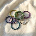 Titanium Hinged Clicker ASTM F136 - Large Gauge Septum Ring 12G 10G 8G 6G - Daith Hoop - Hypoallergenic