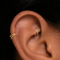 16G Titanium Hoop Nose Ring • Helix Earring • Tragus Earring • Cartilage Earrings • Daith Hoop • Conch Piercing • 8,10mm
