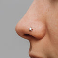 Implant Grade Titanium Star Nose Stud • 20G/18G Small Star Piercing Jewelry – Dainty Hypoallergenic Nose Ring