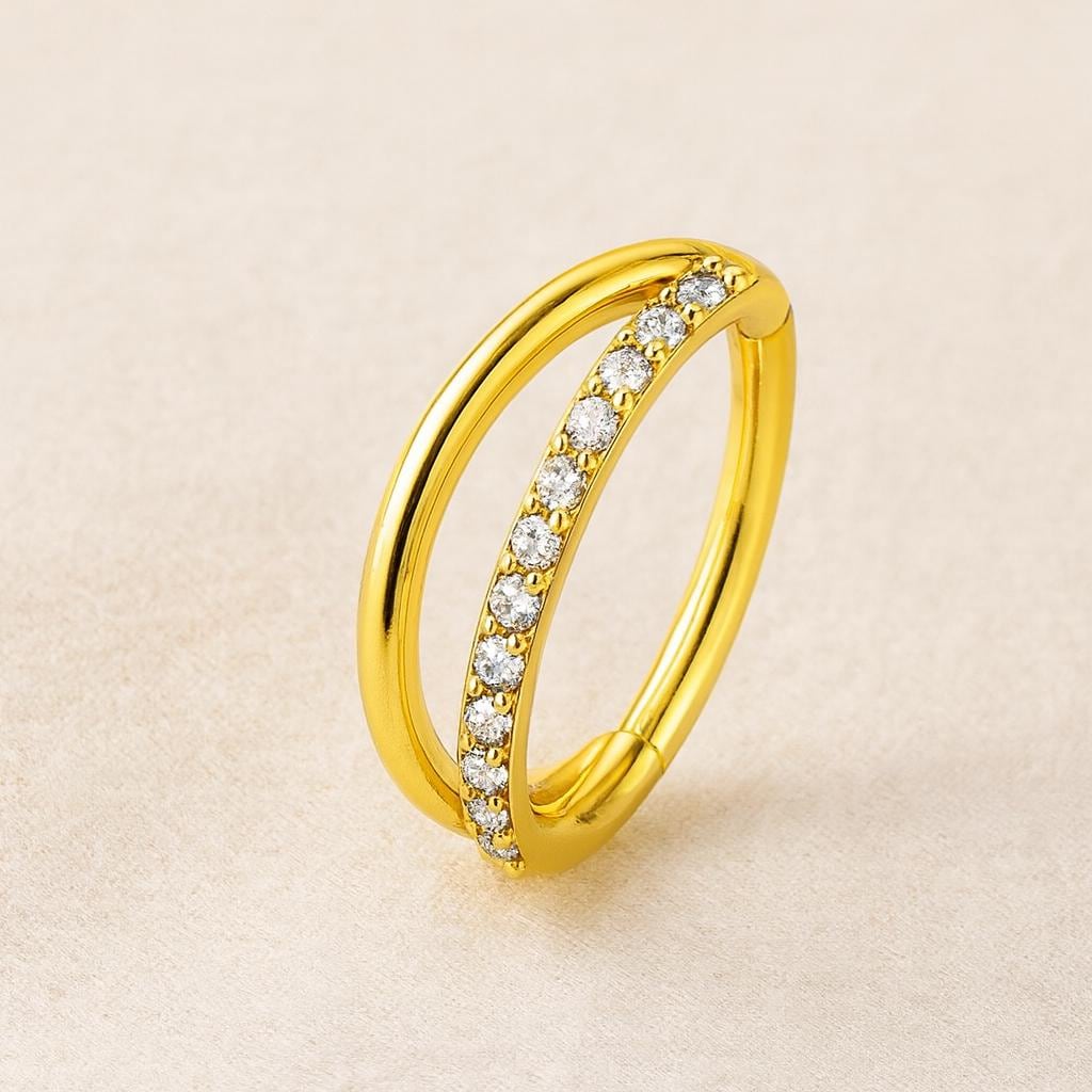 16G Titanium Hoop Nose Ring • Helix Earring • Tragus Earring • Cartilage Earrings • Daith Hoop • Conch Piercing • 8,10mm