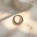 16G Titanium Gold/Silver Chunky Septum Ring/Hinged Septum Clicker/Thick Septum Jewelry/Moon Septum Piercing/Daith Hoop/Minimalist Jewelry